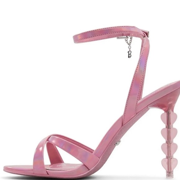 Barbie Shoes - Iridescent Heart Heel Dress Sandals by Aldo. Brand new in box. - Picture 3 of 6